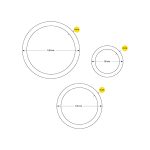 چراغ حلقه ای آویز ORBIT اکووات - تصویر 2